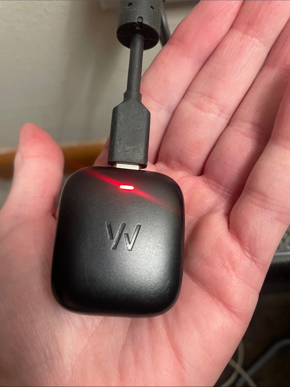 Whoop battery pack 4.0 with USB cord to charge Whoop device